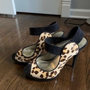 Size 10 Leopard print 4inch heel